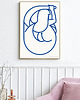 plakaty Plakat Sitodruk Siren Blue 1
