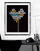 plakaty Plakat typograficzny na ścianę, czarny 1