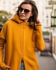 bluza z kapturem damska Płaszczobluza No.2 Miód 1