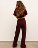 spodnie dresowe damskie Spodnie BELL merlot 5