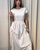 sukienki maxi damskie Bawełniana sukienka Bianco 2