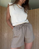 szorty damskie Szorty Flow taupe 4