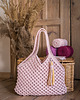 torby na ramię Makramowa torebka Beach Bag M jasny róż 6