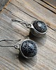 kolczyki wire wrapping Spękane kule    -  kolczyki 5