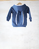 bluzy dla dziewczynki Bluza Granatowy KRÓLIK z Uszami 1