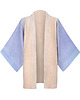 bluzki kimonowe damskie NASTROJE - lniane kimono ręcznie malowane 1