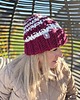 czapki damskie Beanie handmade 3