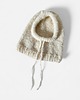czapki damskie Kremowa balaclava boucle 2