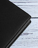 portfele męskie Czarny Minimalistyczny Portfel Męski Rozkładany Skóra Licowa SH-179 2