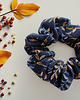 gumki do włosów Lniane wzorzyste SCRUNCHIE 7