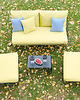 fotele Fotel ogrodowy tarasowy Fibonacci żółty 6