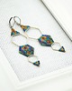 kolczyki - inne Geometric wings earth color 3