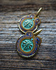 kolczyki soutache Małe kolczyki sutasz z motywem ważki 4