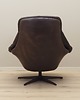 fotele Fotel obrotowy skórzany, duński design, lata 60, H.W. Klein, Bramin 2