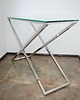 półki Konsola Modern lata 90. chrom i szkło 120 cm 6