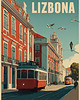 plakaty Plakat - Moja Lizbona 1 2