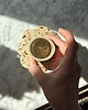 pojemniki na biżuterię Ceramiczna Miseczka Kwiat na Biżuterię Handmade Miseczka w Brązowe Ciapki 7