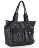 torby na ramię Torba skórzana shopper XL na ramię z dwoma kieszeniami MARCO MAZZINI czarna 3