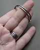 kolczyki wire wrapping Kute koła-kolczyki 5