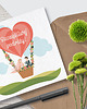 kartki okolicznościowe - wydruki Kartka na ślub"Szczęśliwej podróży!" 7