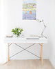 biurka Białe biurko BASIC 120 cm x 60 cm 5