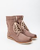 botki damskie BOTKI SZNUROWANE WORKERY - SKÓRA NATURALNA - MODEL 424 - KOLOR CAPPUCCINO 1