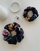 gumki do włosów Scrunchie Navy Flores 1