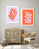 grafiki i ilustracje DWA PLAKATY mid century abstrakcyjne 4