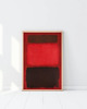 grafiki i ilustracje PLAKAT abstrakcyjny Rothko abstrakcja czerwona brązowa 4