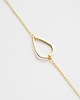 bransoletki złote 16k Gold Plated Teardrop Bracelet 2