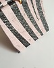 kolczyki - inne kolczyki RAW, duże różowo-czarne zebra 1