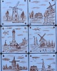 kafle i panele Zestaw kafle holenderskie ręcznie malowane kafle płytki delft 2