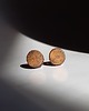 kolczyki drewniane Drewniane kolczyki sztyfty 4