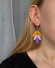 kolczyki z masy plastycznej Kolczyki Flora 1