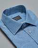 koszule męskie Koszula męska 00289 dł. rękaw niebieski slim fit 164/170 39 1