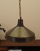lampy wiszące Mosiężna lampa wisząca z Danii, styl industrialny, lata 60. 2
