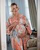 ubrania i akcesoria do karmienia Kimono ciążowe do porodu karmienia dla mam z wiskozy prezent baby shower 8