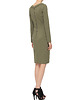 sukienki midi damskie  Sukienka khaki YY100064_RAL6007 2