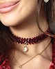 chokery Choker 5-rzędowy Fashion Gloss 1