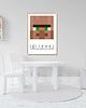 obrazy i plakaty do pokoju dziecięcego Minecraft plakat "Villager" 2