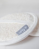 akcesoria dla niej Lniana gąbka frotte peeling creamy white 1