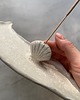 Podstawki pod kadzidełka Ceramiczna Podstawka na Kadzidło z Muszlą Babie Lato 5