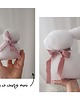 poduszki do pokoju dziecka Poduszka ozdobna - maskotka personalizowana - królik (kolory) 4