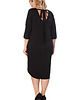 sukienki midi damskie Sukienka tuba z kieszeniami, Halina, PLUS SIZE 1