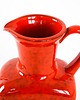 wazony Wazon ceramiczny czerwony, włoski design, lata 60, produkcja: Włochy 7
