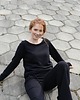 bluzki z długim rękawem damskie Bluza damska, bluzka damska z kieszeniami dzianina premium 1