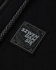 bluza z kapturem damska Bluza damska z kapturem rozpinana naszywka GLOBUS czarna 1
