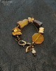 bransoletki z kamieni naturalnych Bransoleta unikat z mixu minerałów. Boho z nutą vintage Prezent lux 1