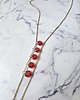 bransoletki ze szkła Bransoletka z pierścionkiem Glass Stones 2w1 3