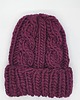 czapki damskie CZAPA HANDMADE bordowa 1